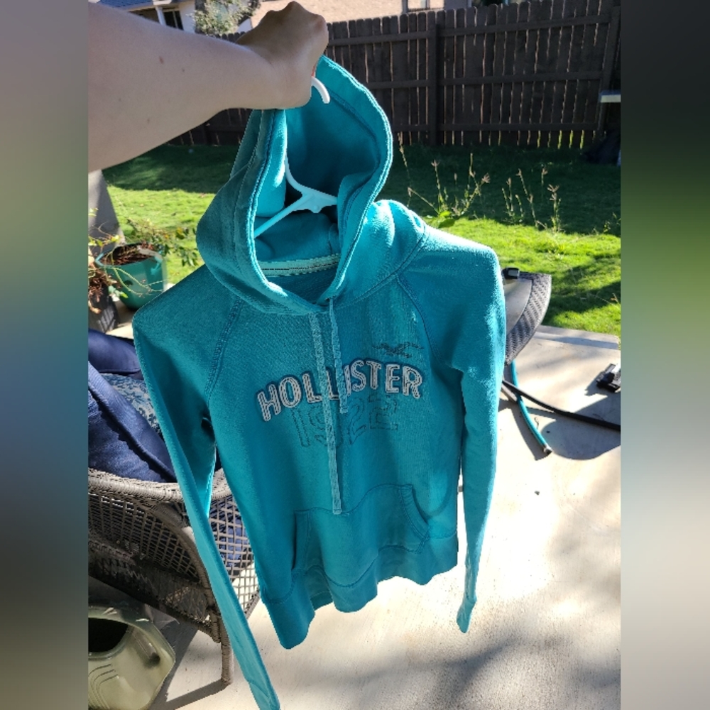 Vintage Hollister Sweatshirt, Robin egg blue, L - Picture 5 of 6